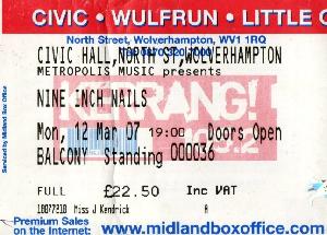 <a href='concert.php?concertid=690'>2007-08-30 - Civic Hall - Wolverhampton</a>